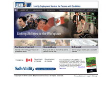 Tablet Screenshot of linkup.ca