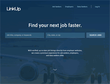 Tablet Screenshot of linkup.com